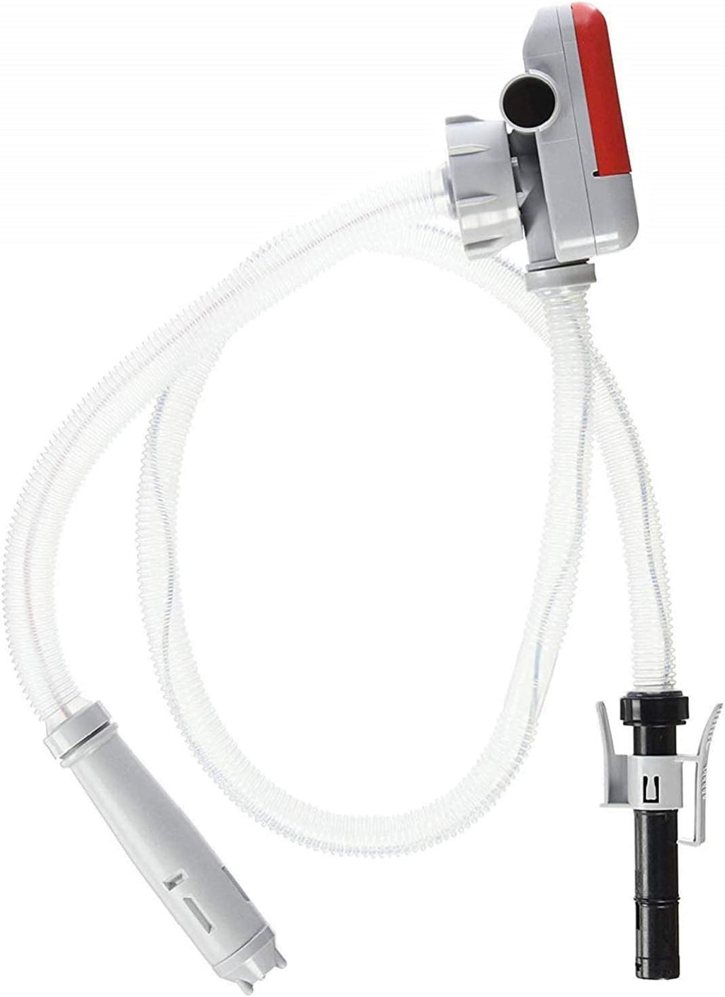4-AA Battery Powered Fuel Transfer Pump with Flexible Intake Hose and No-Spill Auto-Stop Nozzle, Pack of 2 M2597