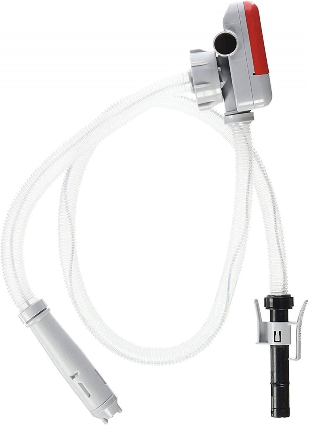 4-AA Battery Powered Fuel Transfer Pump with Flexible Intake Hose and No-Spill Auto-Stop Nozzle, Pack of 2 M2597
