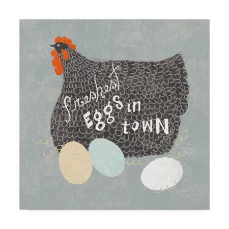 Fresh Eggs II Canvas Art D808