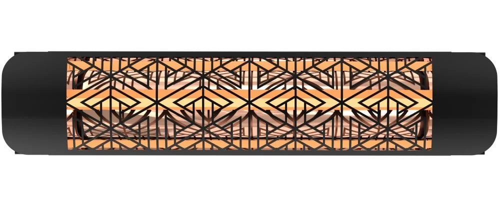 1500 Watt Plug-In Electric Infrared Heater Black W36889