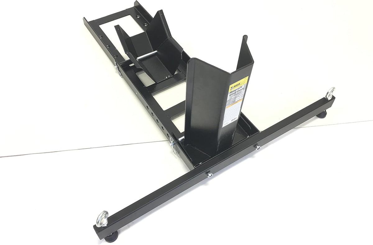 Adjustable Motorcycle Wheel Chock Stand Heavy Duty 1800lb Weight Capacity V273964