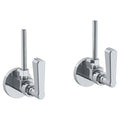 Lavatory Angle Stop Kit - 1/2x22 IPS x 3/8x22 OD Compression - Oil Rubbed Bronze E3974