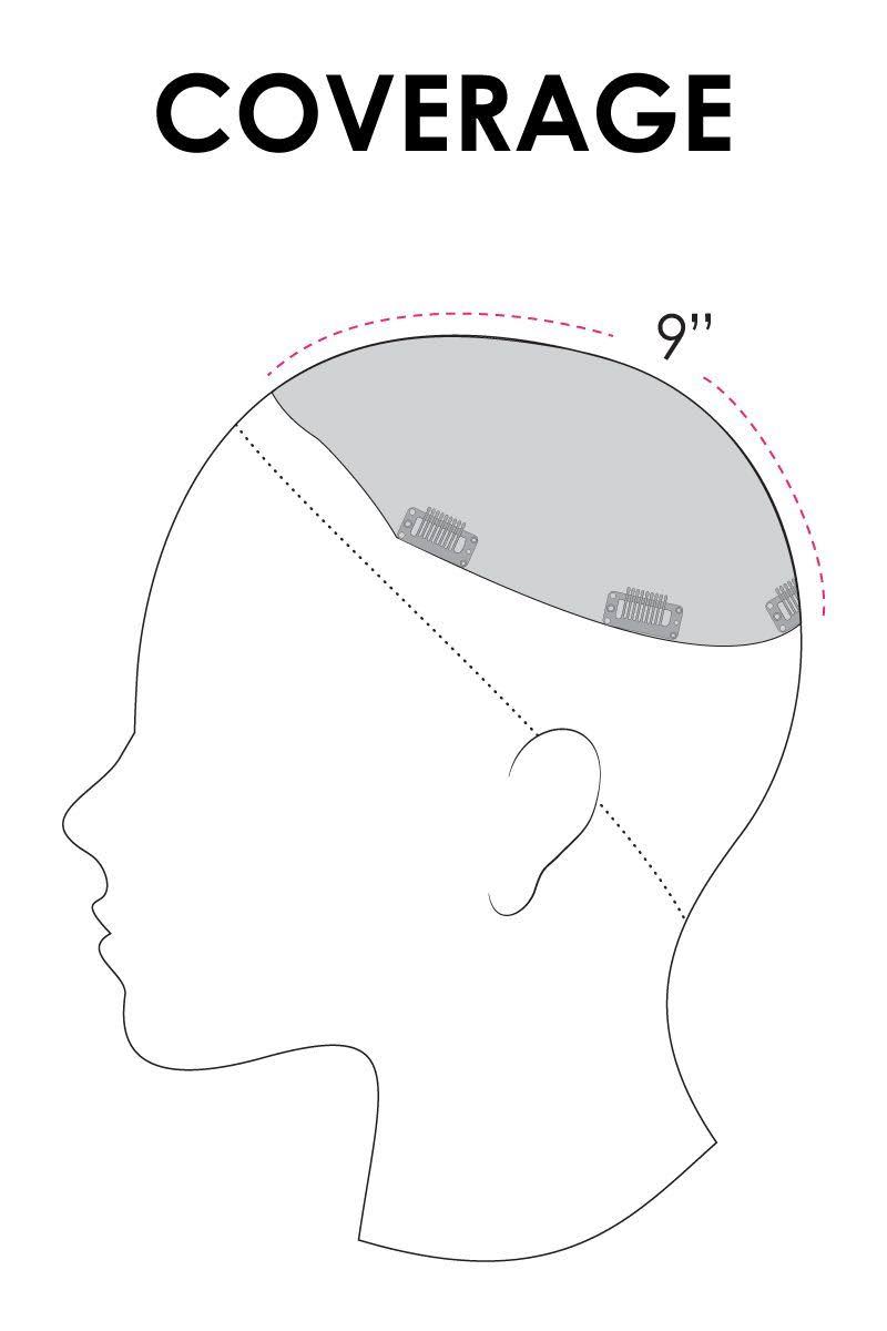 Synthetic 12x22 Hair Toppers C781