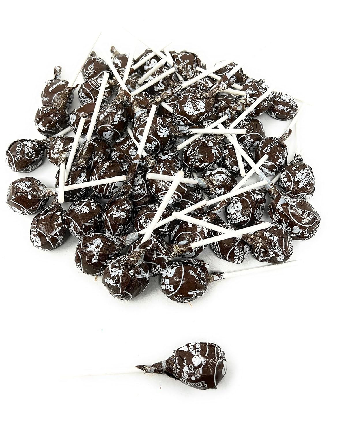 Chocolate Lollipops Bulk Candy 50+ Count 2.25 lbs (36 Oz) D7653