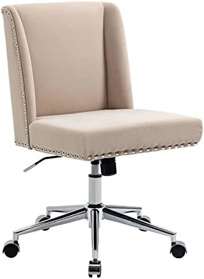 Beige Task Chair with Tilt and Adjustable Height O374554