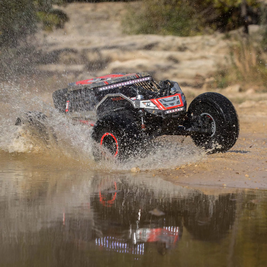 Gray 4 Wheel Drive Brushless Rock Racer RC Truck L12165