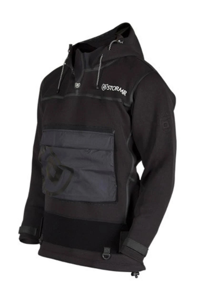 Black Neoprene Waterproof Surf Top W646558