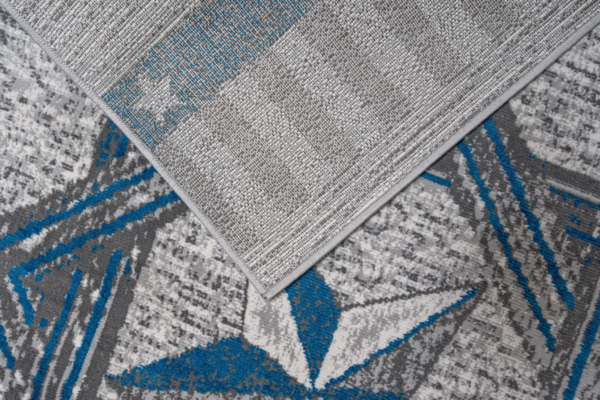 Multicolor 2 ft. x 8 ft. Jute Backing Runner Rug K8988