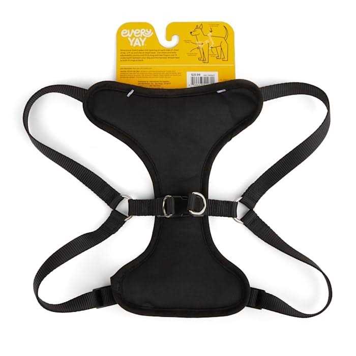 Black Step in Dog Harness S543