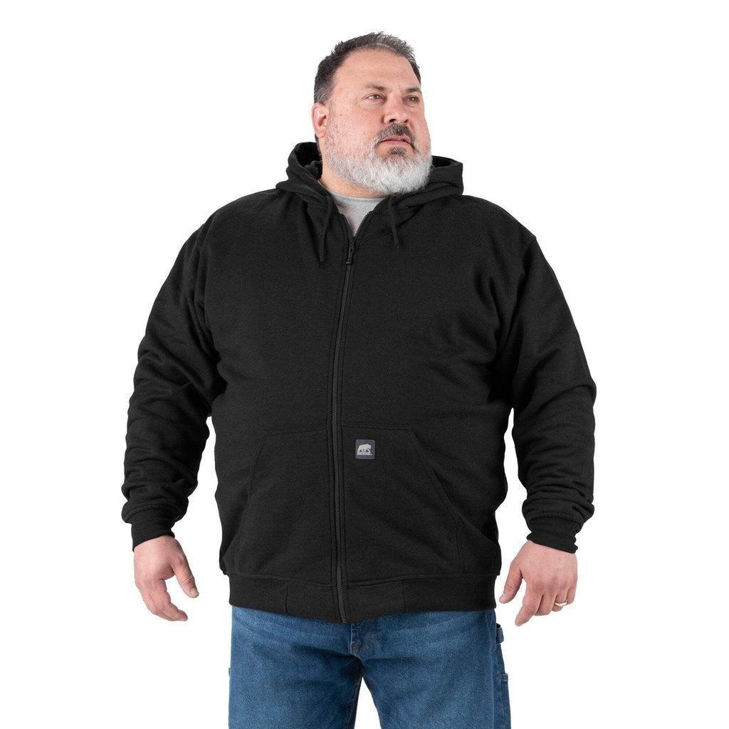 Thermal-Lined Full-Zip Hooded Sweatshirt B765