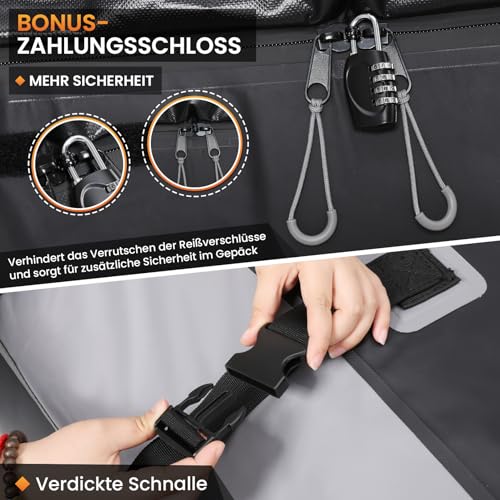 20 Cubic Waterproof Car Roof Bag with Strap L891