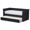 Modern Fabric Daybed with Trundle D384