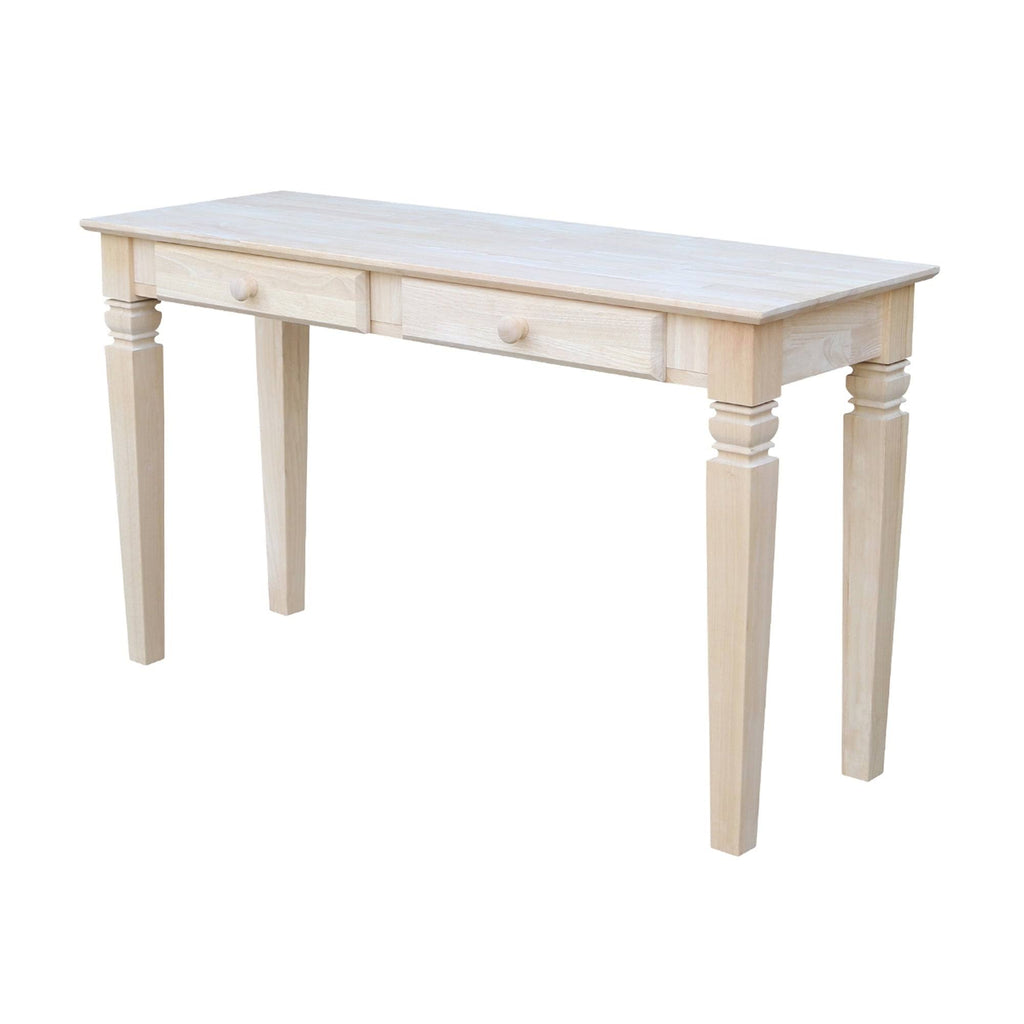 Black Console Table with 2 Drawers P455257