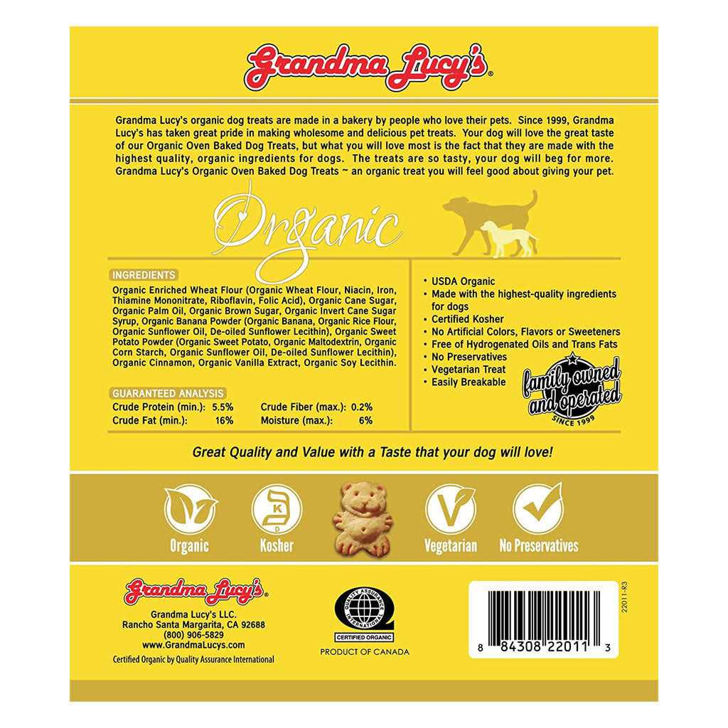 Organic Banana & Sweet Potato Oven Baked Dog Treats L6659