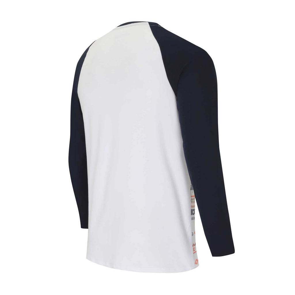 White/Navy Long Sleeve T-Shirt & Pants Sleep Set C45846