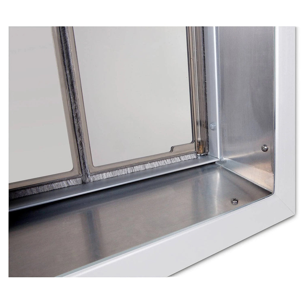 White Wall Mount Pet Door B928834