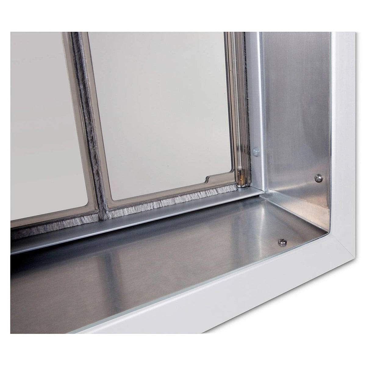 White Wall Mount Pet Door B928834