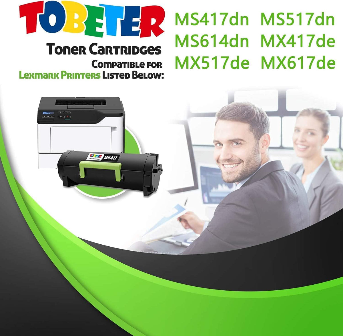 Remanufactured Toner Cartridge Replacement 1 Pack E19869