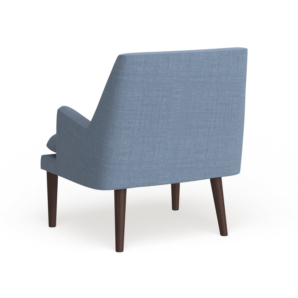 Blue Mid-Century Accent Chair N35894