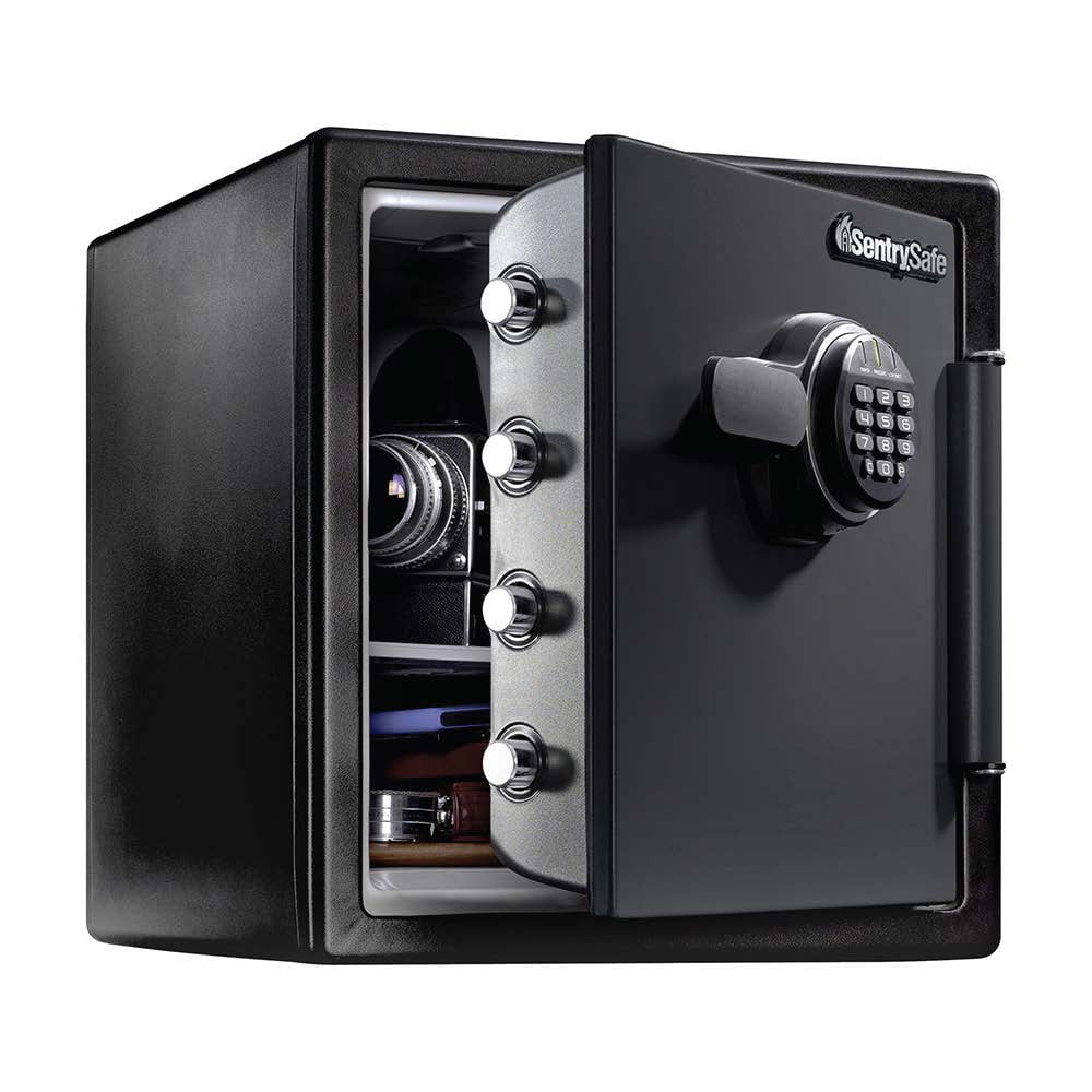 Water and Fire Resistant Safe with Digital Keypad Lock, 1.23 Cu. ft. V595399