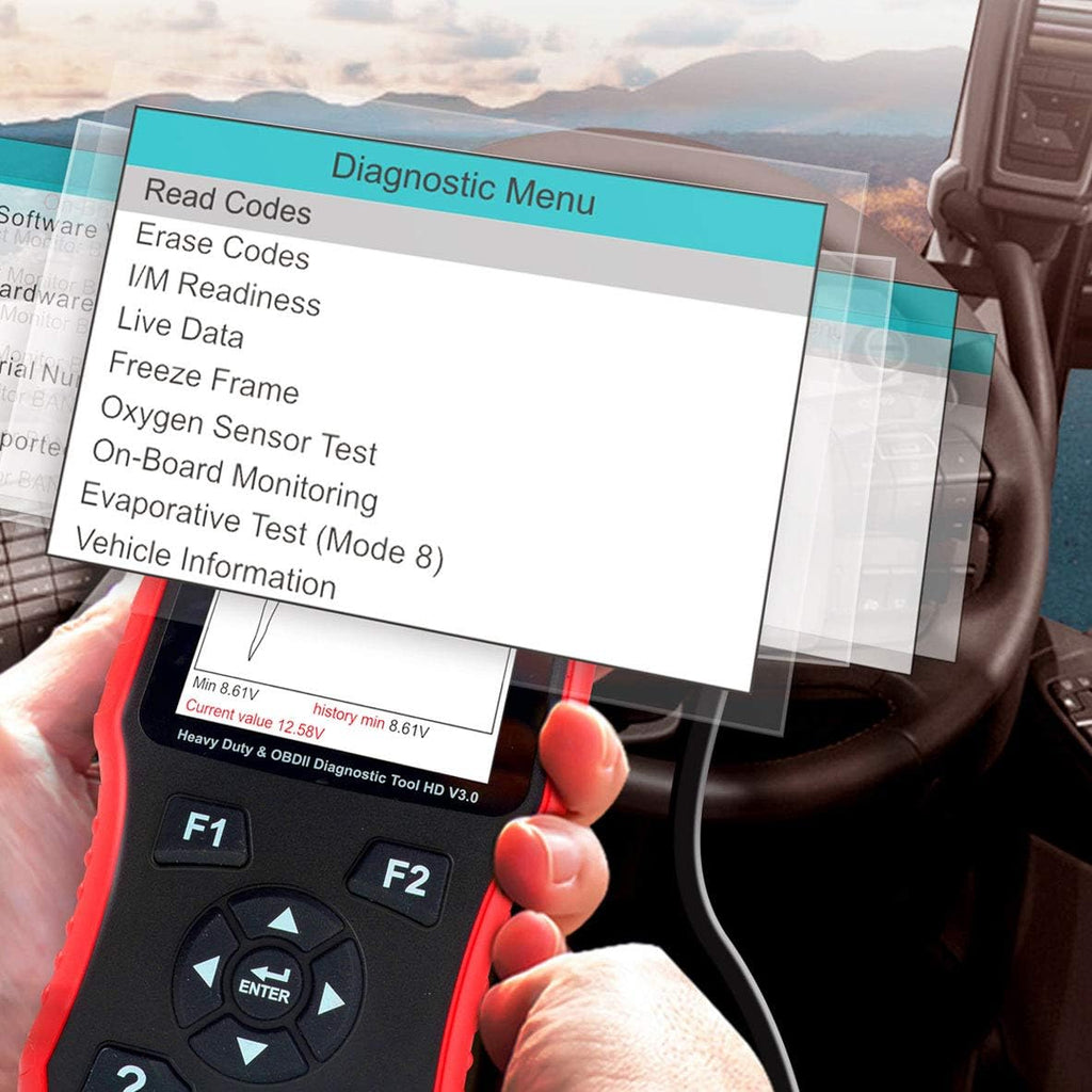 Heavy Duty Diesel Truck Diagnostic Scanner Tool Code Reader I970