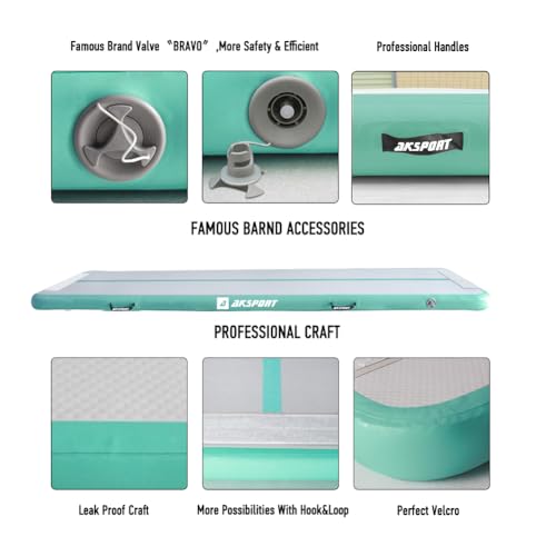 Inflatable Gymnastics Air Mat Tumble Track with Air Pump F67076