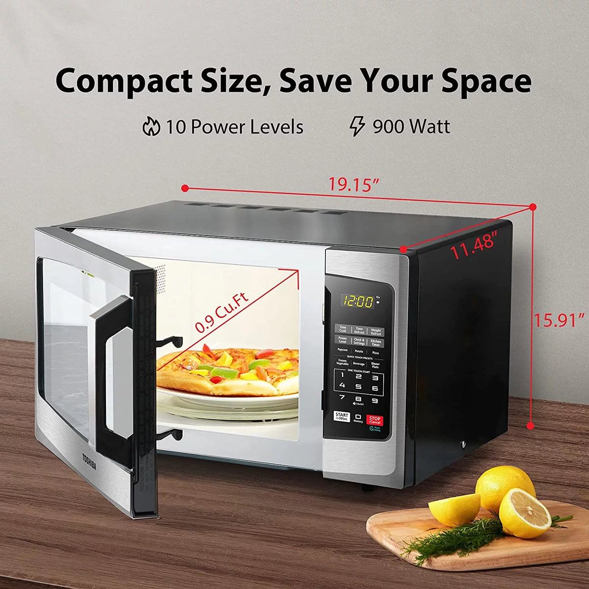 0.9 cu. ft Stainless Steel Microwave Oven N659151