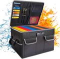Collapsible File Box with Lock W462