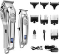 Cordless Hair Clippers and T-Blade Hair Trimmer Barber Kit with Stainless Steel Blades, Pack of 2 U2941