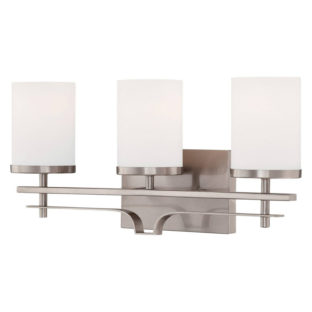 3 Light Bath Bar in Satin Nickel R35561