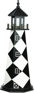 Black/White Wood Decorative Lighthouse R19697