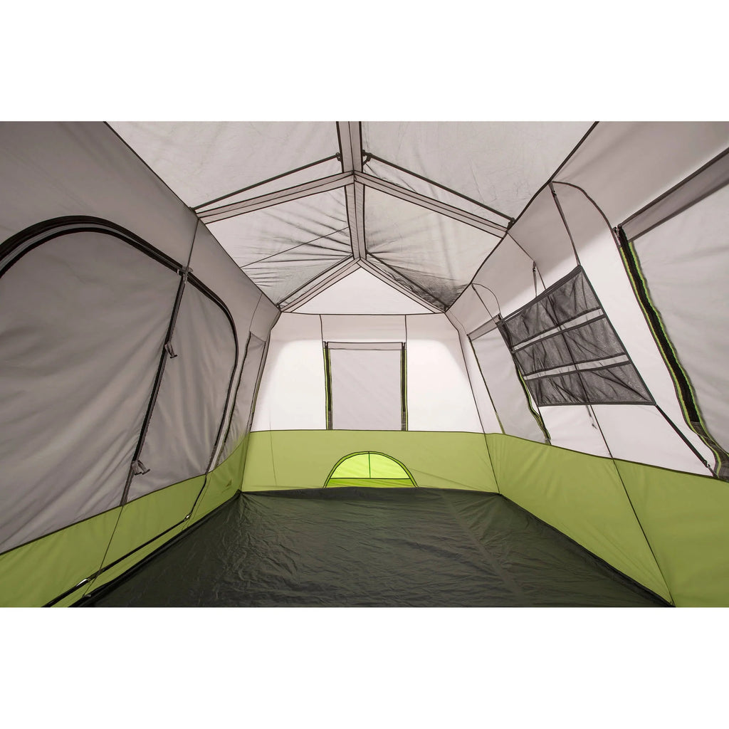 14' x 13.5' 9 Person 2 Room Instant Cabin Tent with Screen Room A6086