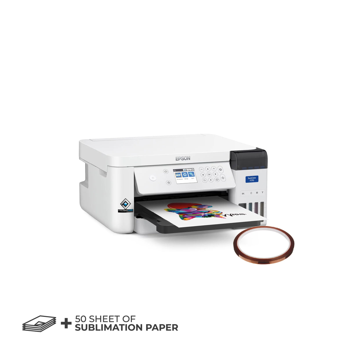 Dye Sublimation Printer with Sublimation Paper and Thermal Tape C24731