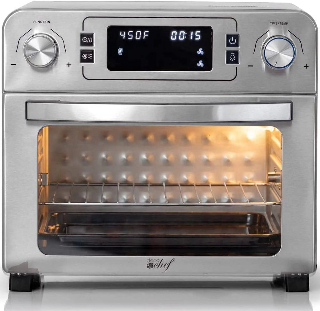 24QT Stainless Steel Countertop Toaster Air Fryer Oven J698540