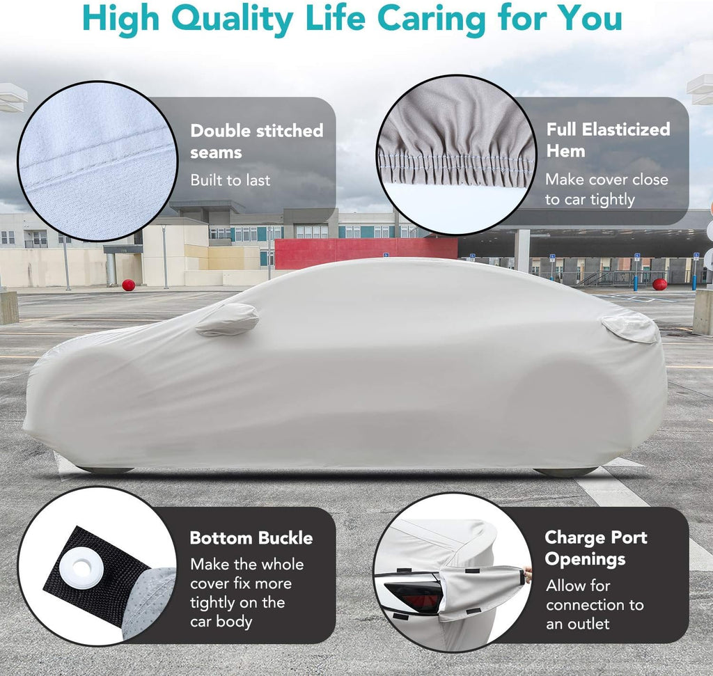 Outdoor Car Cover with Storage Bag N639439