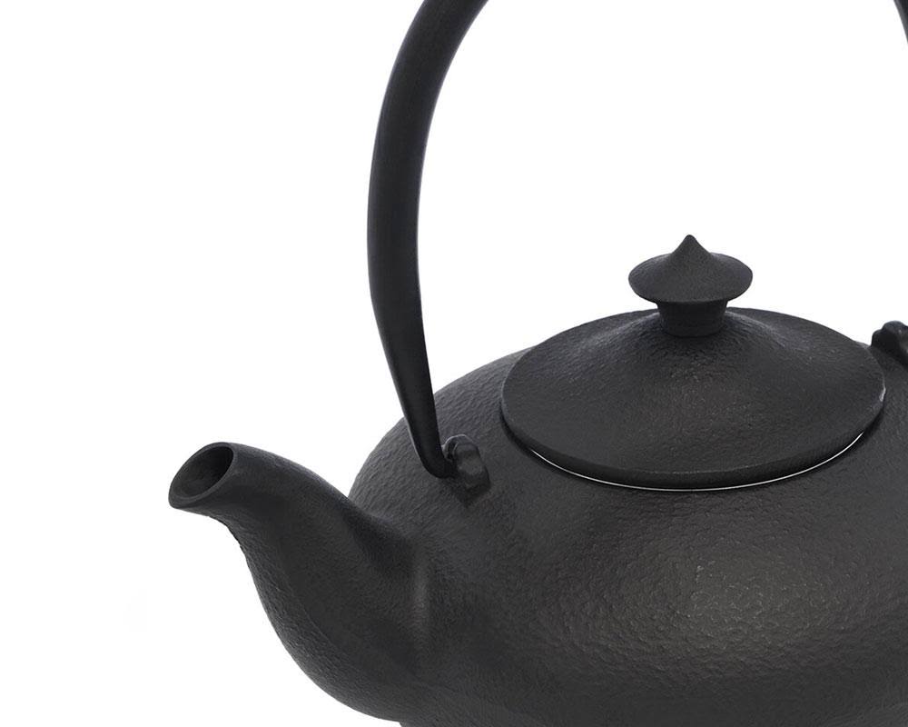 1 LITER Black Cast Iron Teapot P743255