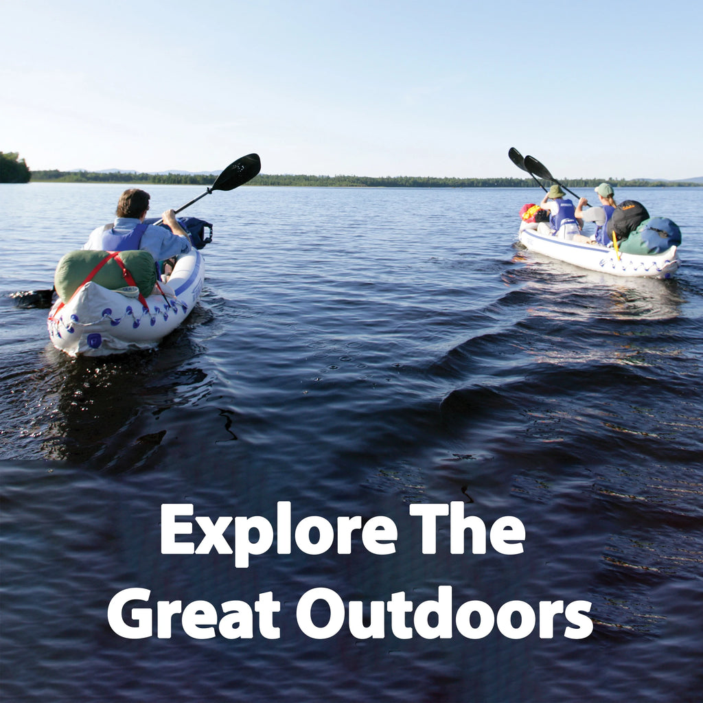 3 Person Inflatable Kayak Canoe with Paddles T562799