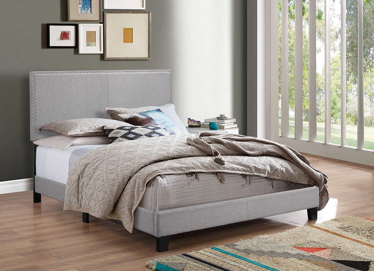 Gray California King Bed E8005