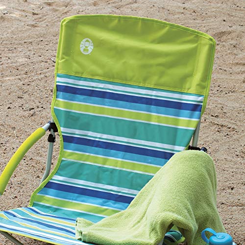 Lightweight Beach Chair with Cup Holder and Carry Bag I2925