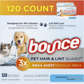 Unscented Hypoallergenic Dryer Sheets, 120 Count Z97063