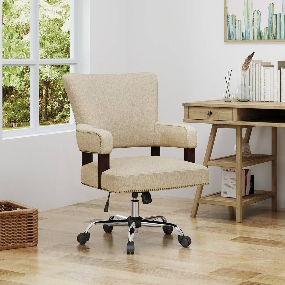 Navy Blue and Chrome Home Office Chair M9962