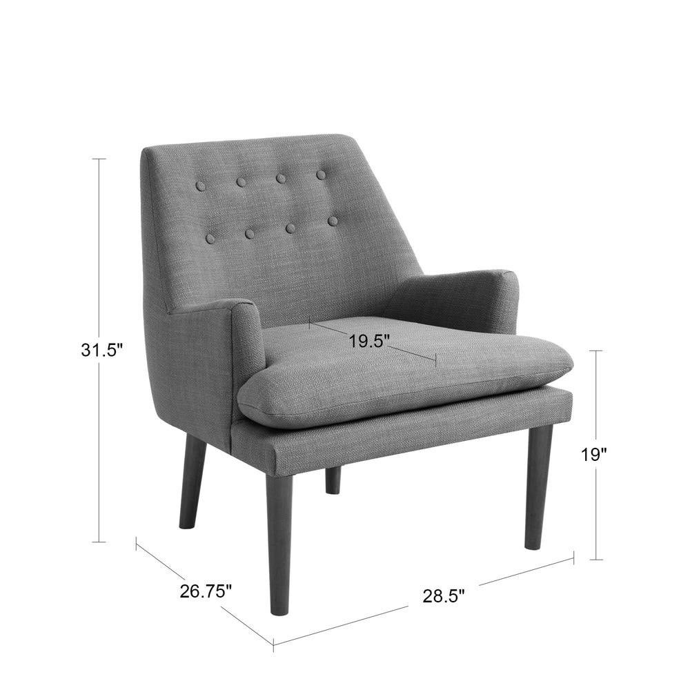 Blue Mid-Century Accent Chair N35894