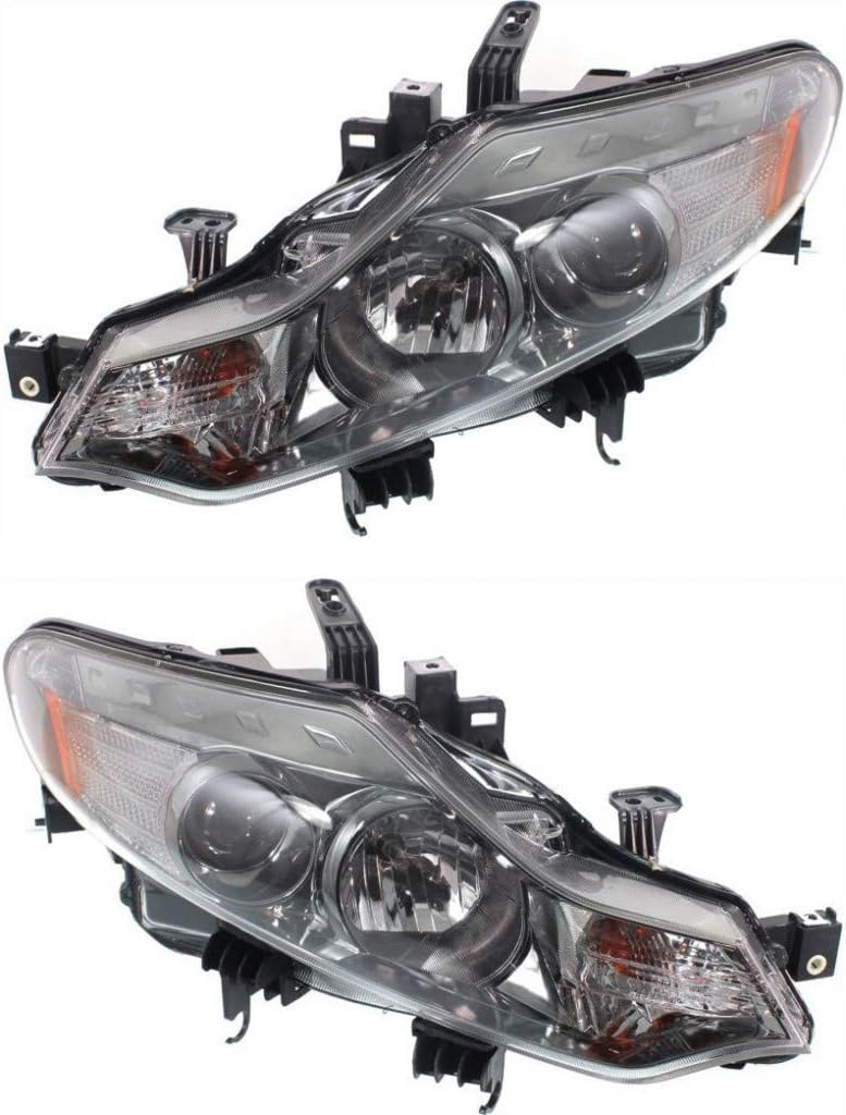 Headlight Assembly Pair for Nissan Murano 2009-2014 Halogen J129