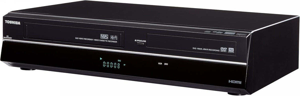 Black DVD/VHS Recorder with Built in Tuner U691180