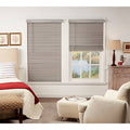 Grey Cordless Faux Wood Blind Y9730