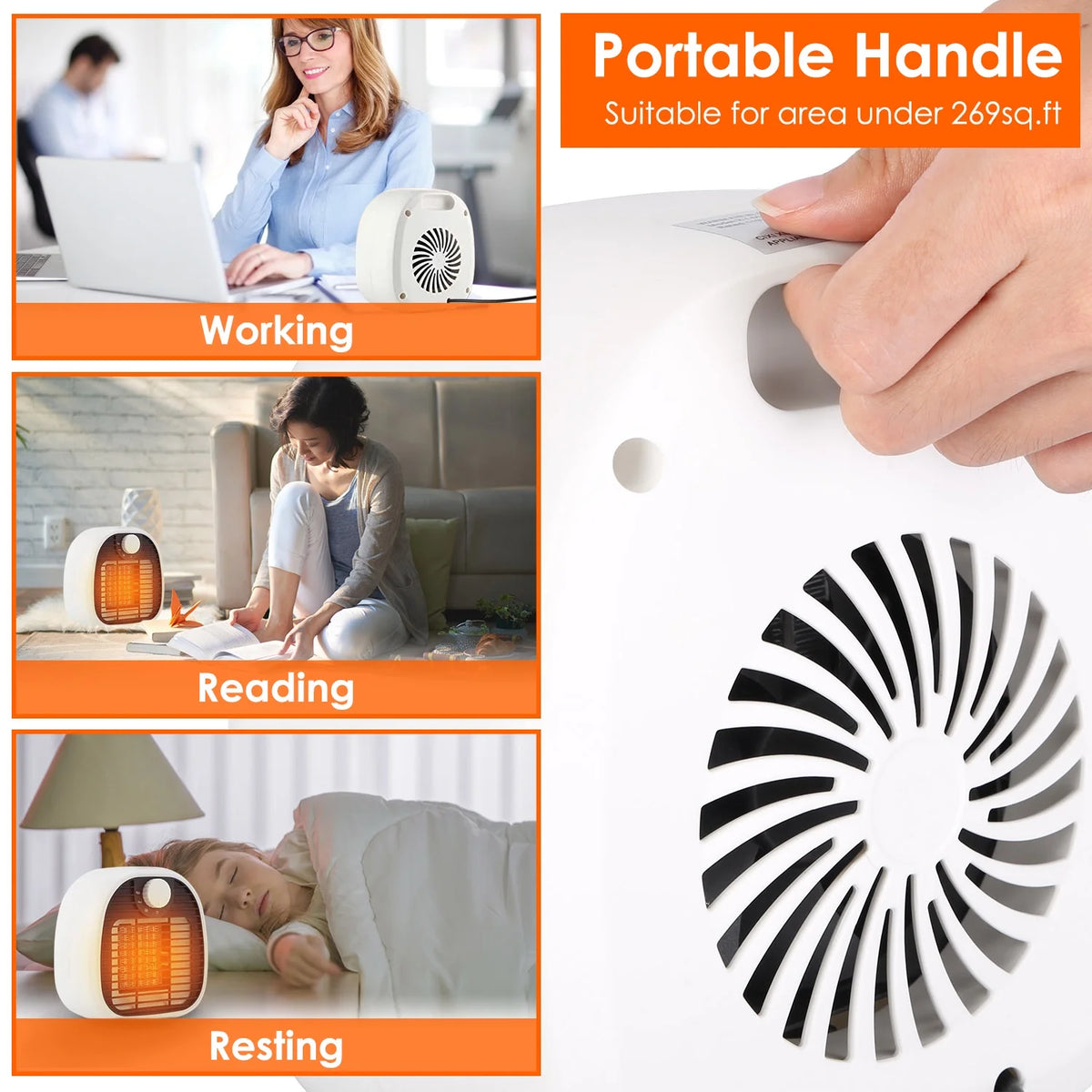 1000W Ceramic Space Heater C58077