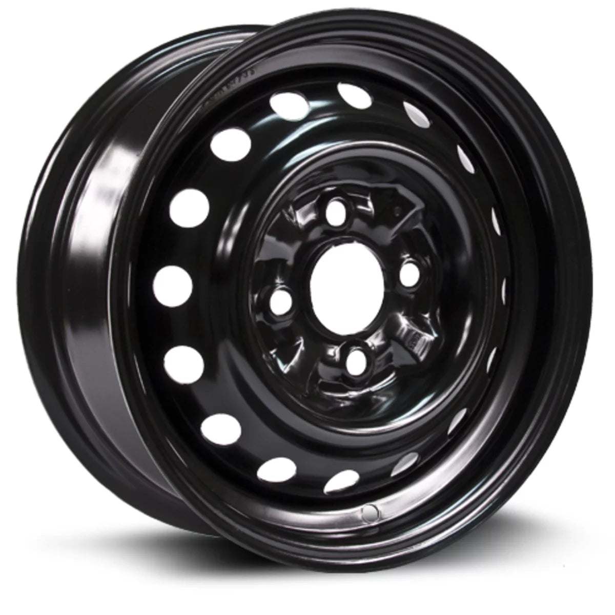 Black Steel Wheel 4x100 40mm P65914