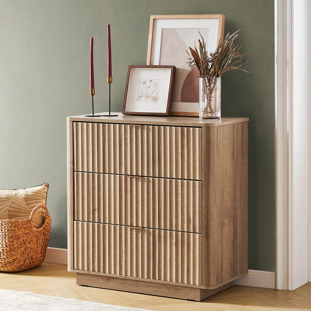 Oak 3 Drawer Dresser J5460