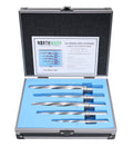 5 Pc H.S.S. Spiral Flute Car Reamer Set with Aluminum Case E61871
