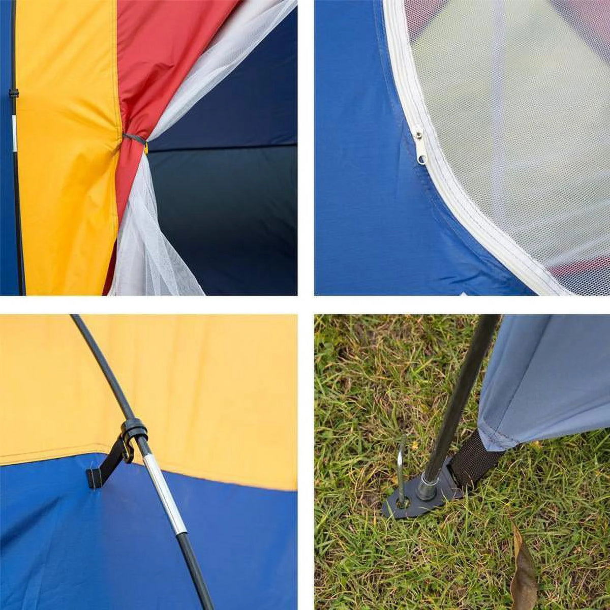 Camping Tent with Carrying Bag and Steel Pegs Q9946